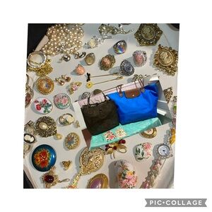 Vintage, Antique, Luxury Bags And Home Decore